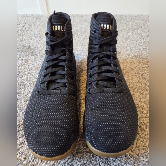 NOBULL Women's Outwork High-Top Black Gum Training Shoe 7.5 - Picture 10 of 13